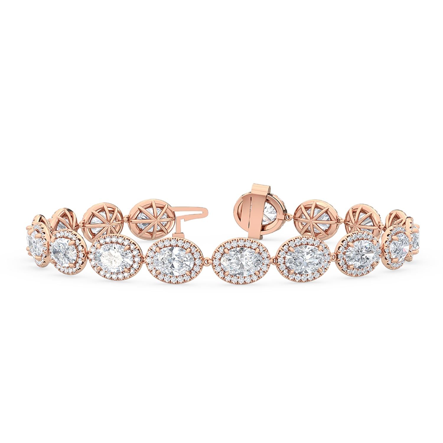 Lab Grown Diamond BRACELET 11.00 ctw BR20059OV-11-7IN