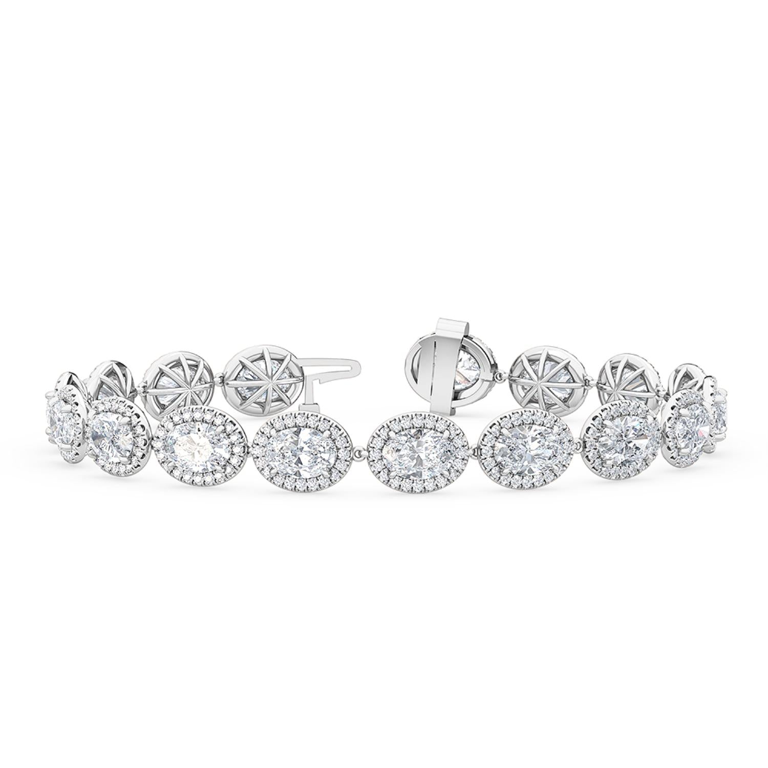 Lab Grown Diamond BRACELET 11.00 ctw BR20059OV-11-7IN