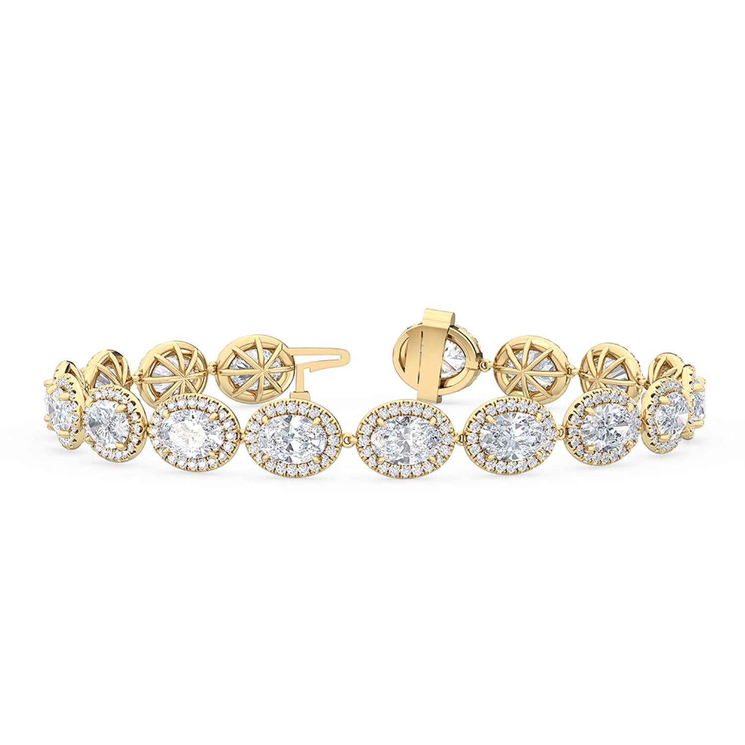 Lab Grown Diamond BRACELET 11.00 ctw BR20059OV-11-7IN