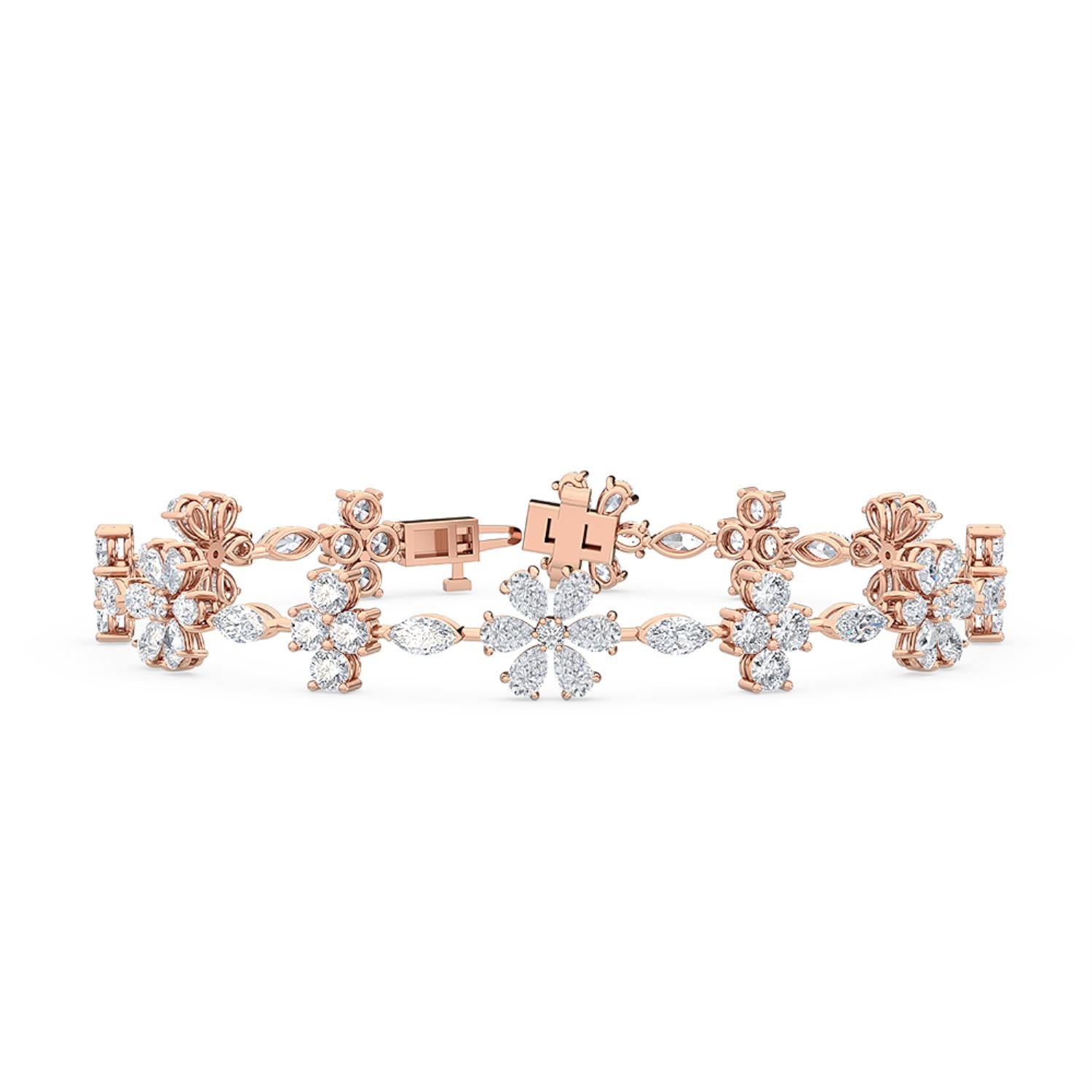 Lab Grown Diamond BRACELET 8.01 ctw BR20060-8.5-7IN