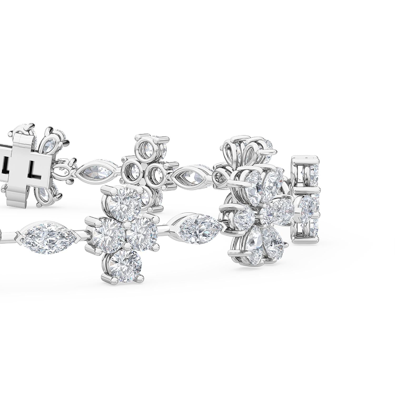 Lab Grown Diamond BRACELET 8.01 ctw BR20060-8.5-7IN