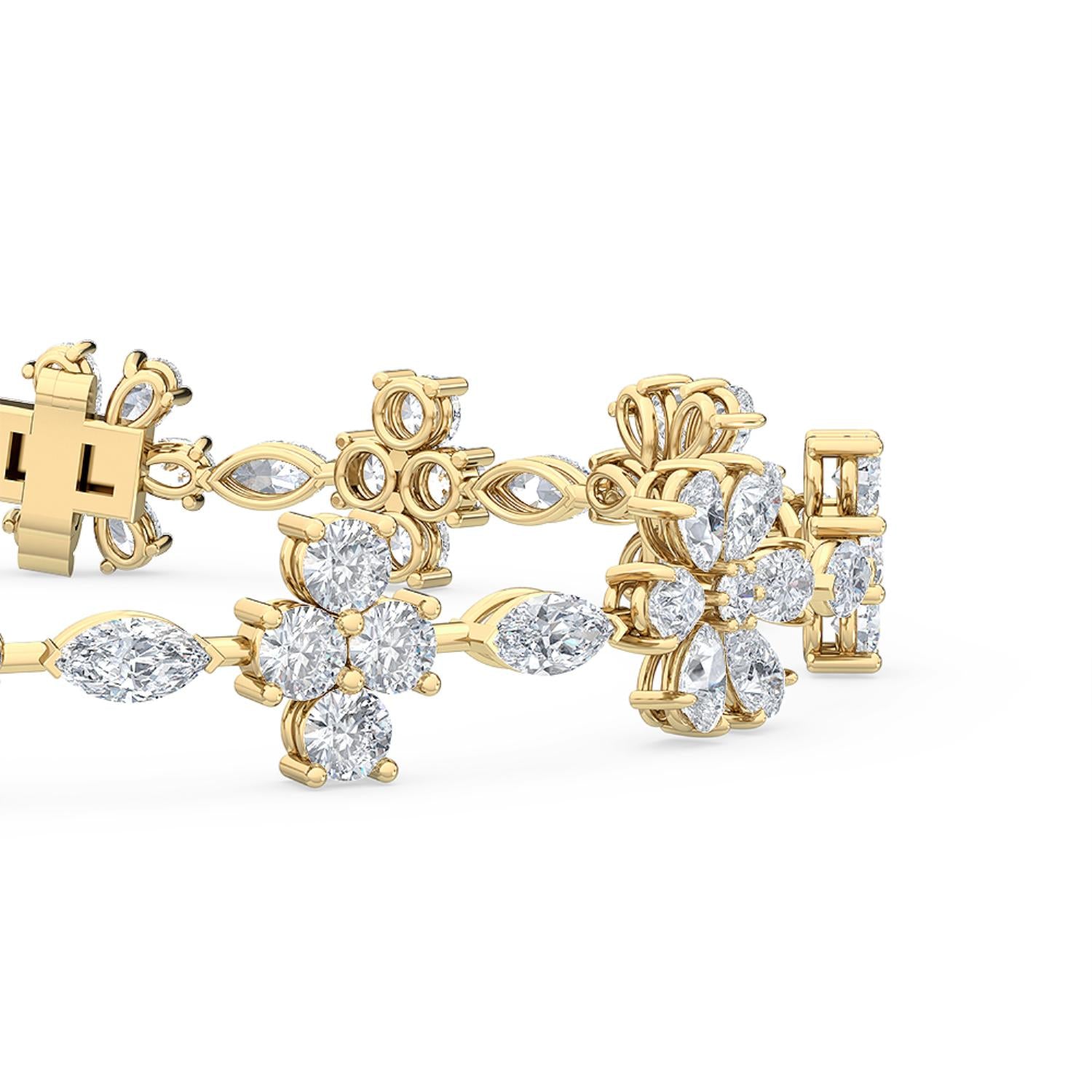 Lab Grown Diamond BRACELET 8.01 ctw BR20060-8.5-7IN