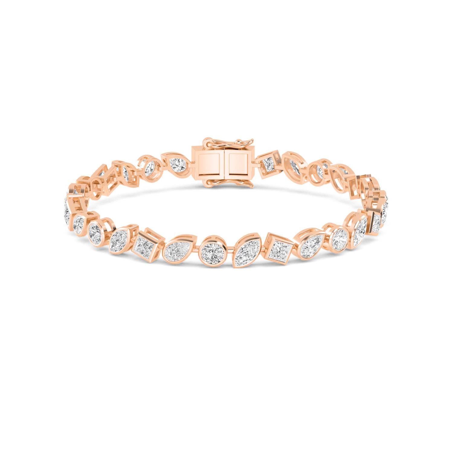 Lab Grown Diamond BRACELET 6.68 ctw BR20202MS-0.2-7IN