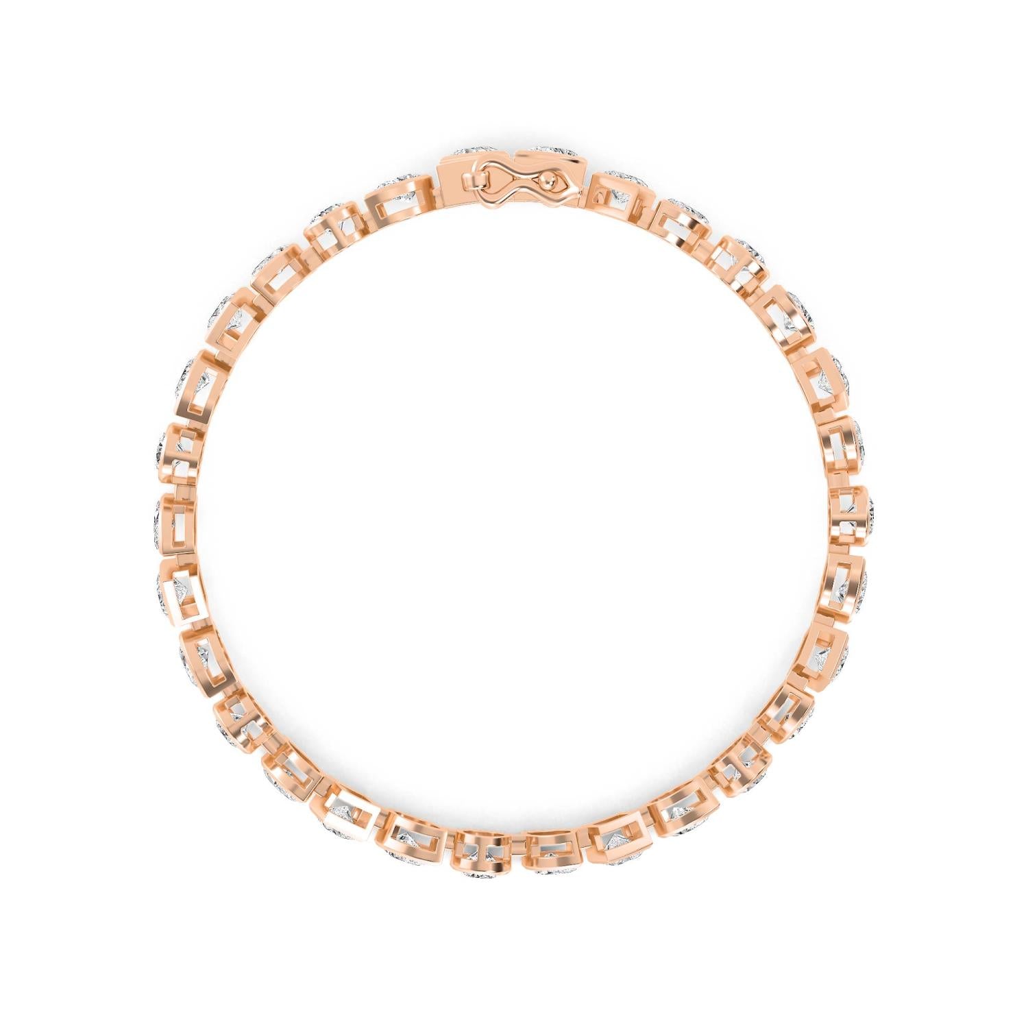 Lab Grown Diamond BRACELET 6.68 ctw BR20202MS-0.2-7IN