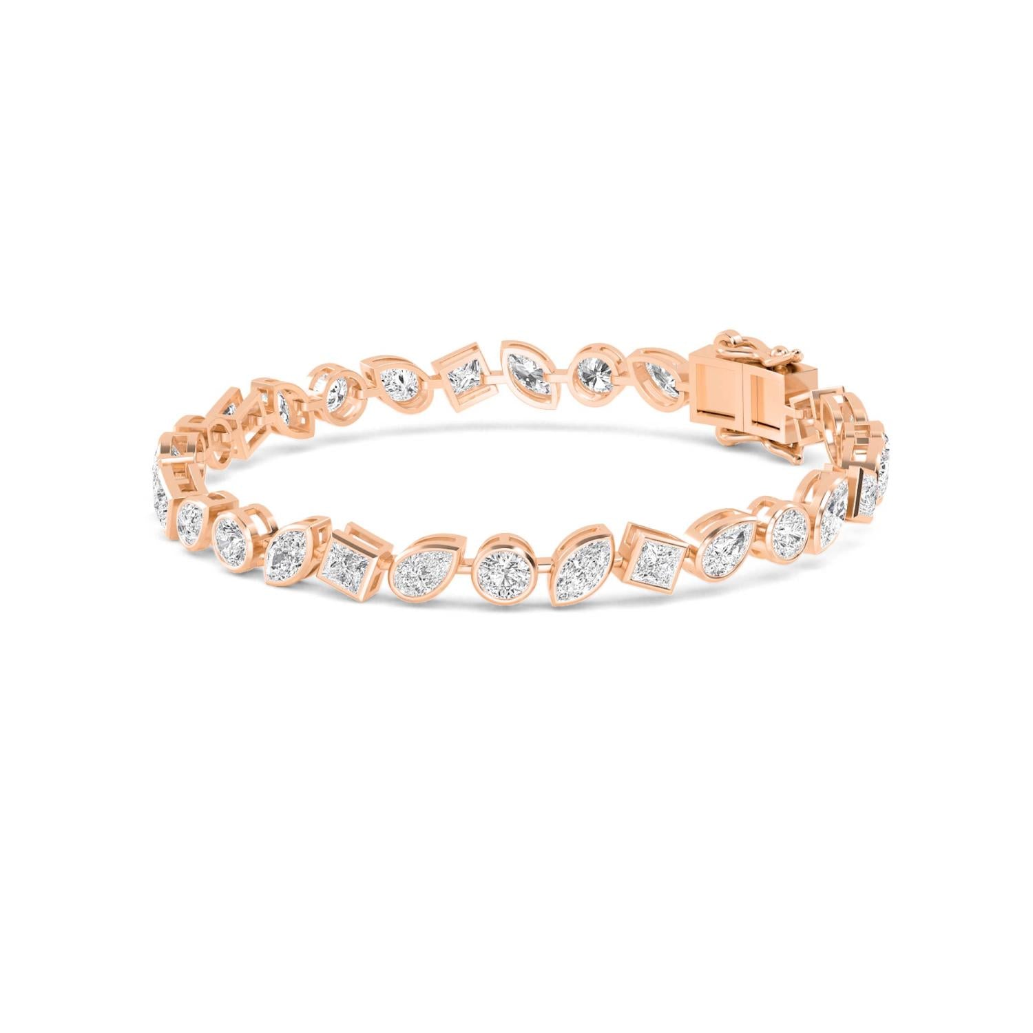 Lab Grown Diamond BRACELET 6.68 ctw BR20202MS-0.2-7IN