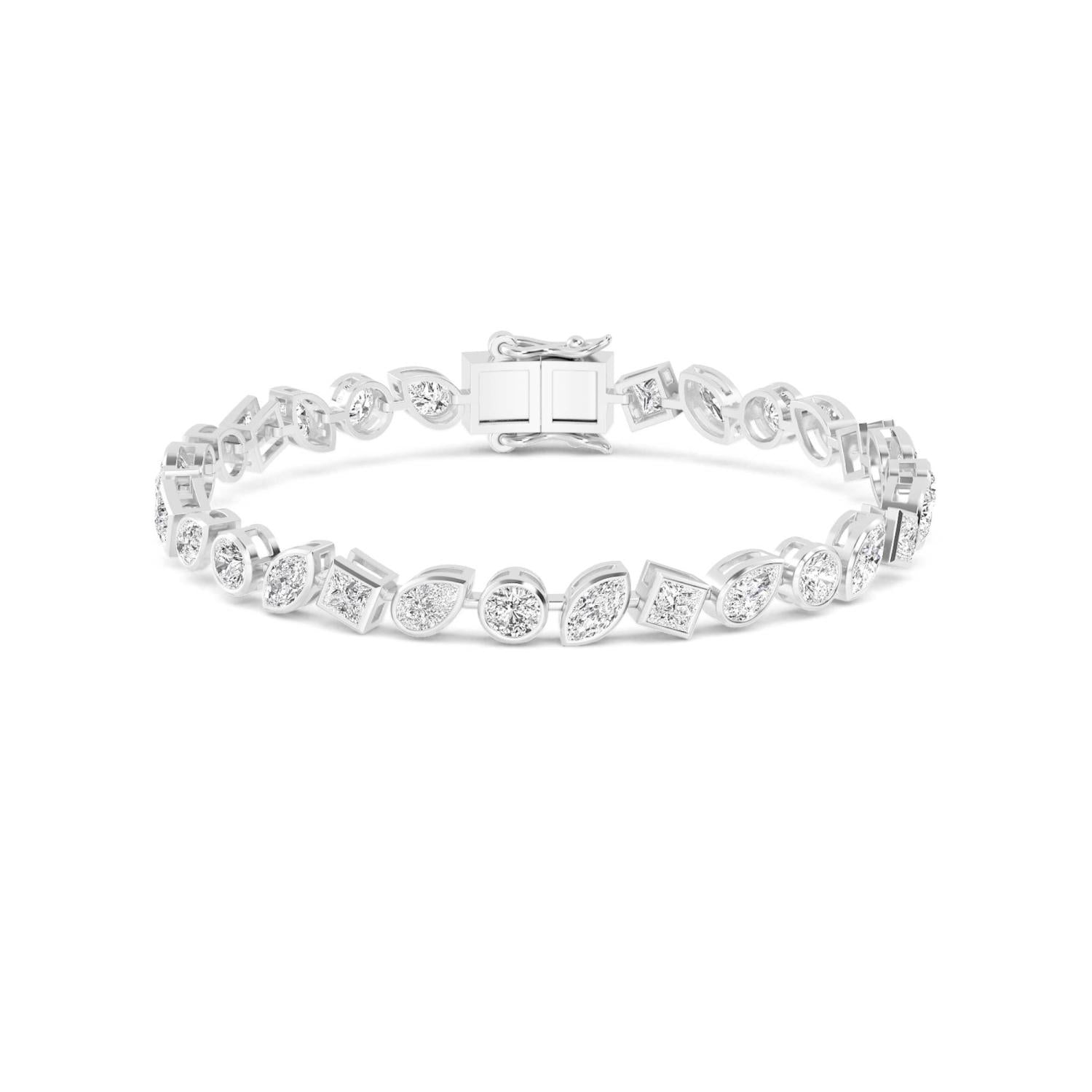 Lab Grown Diamond BRACELET 6.68 ctw BR20202MS-0.2-7IN