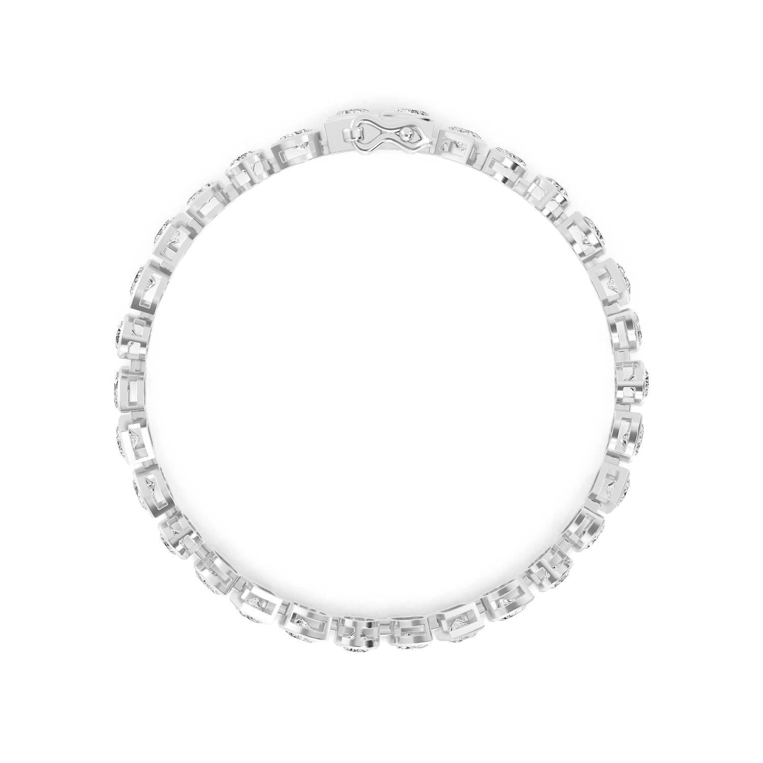 Lab Grown Diamond BRACELET 6.68 ctw BR20202MS-0.2-7IN