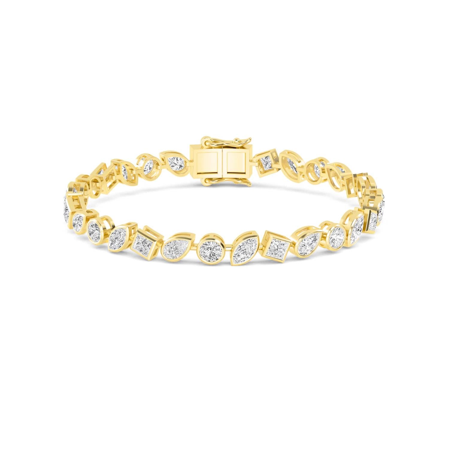 Lab Grown Diamond BRACELET 6.68 ctw BR20202MS-0.2-7IN