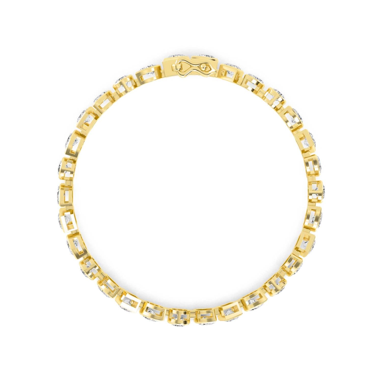 Lab Grown Diamond BRACELET 6.68 ctw BR20202MS-0.2-7IN