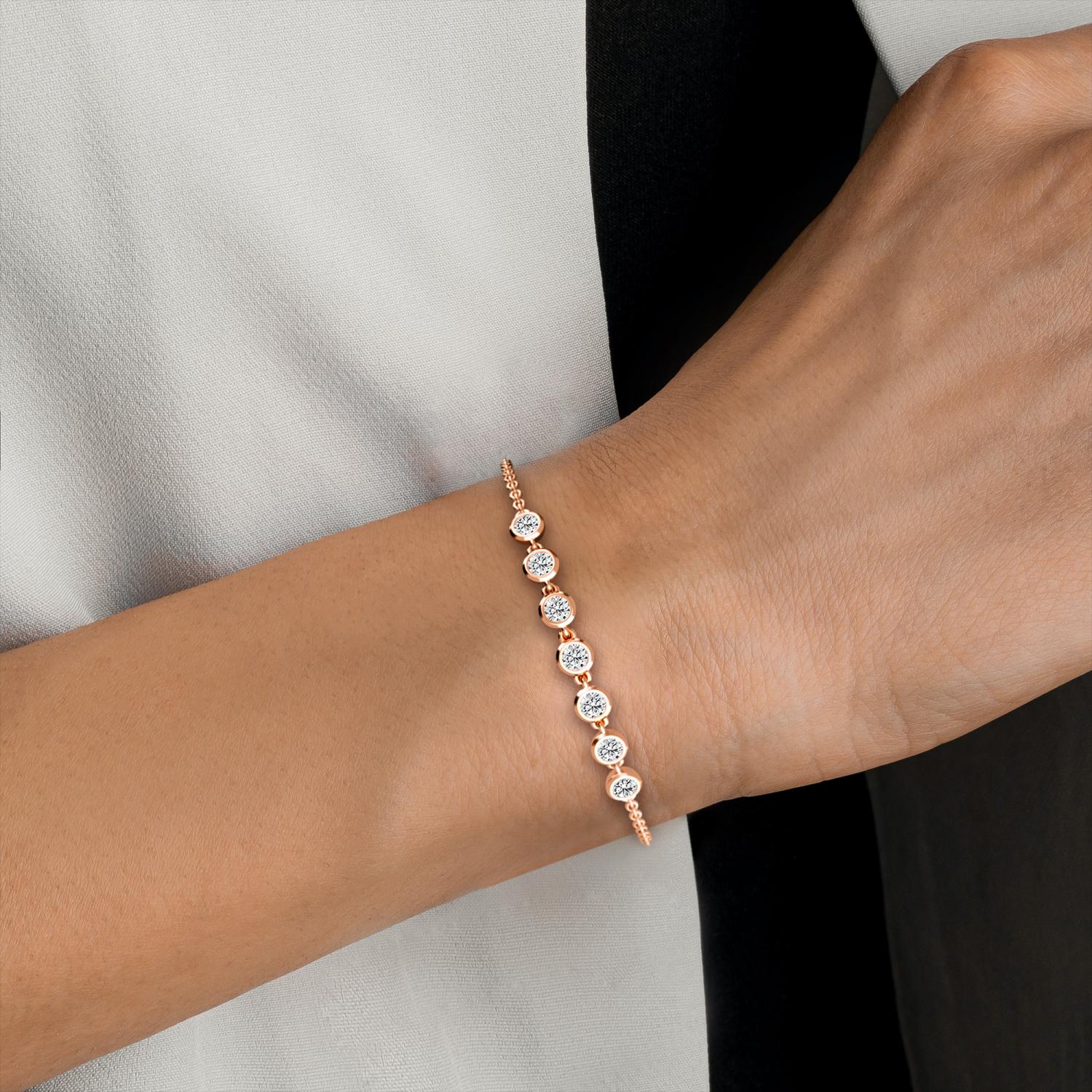 Lab Grown Diamond BRACELET 0.77 ctw BR20352-0.75CT