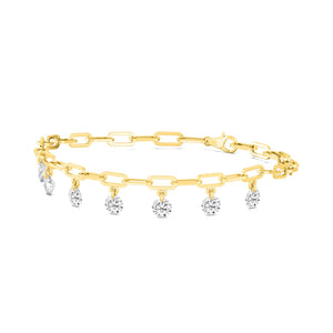 18K Yellow Gold Lab Grown Diamond BRACELET 2.98 ctw BR20370-2.83CT-7IN