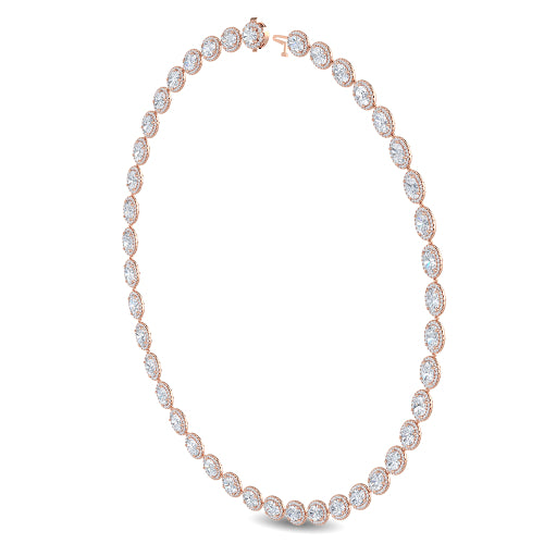 Lab Grown Diamond 26.49 ctw Necklace N08032-25.88CT-17IN