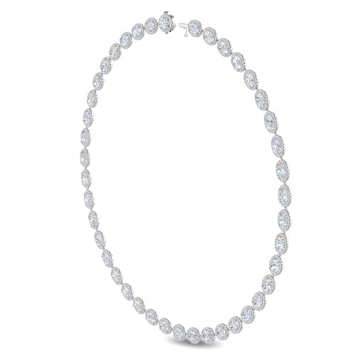 Lab Grown Diamond 26.49 ctw Necklace N08032-25.88CT-17IN