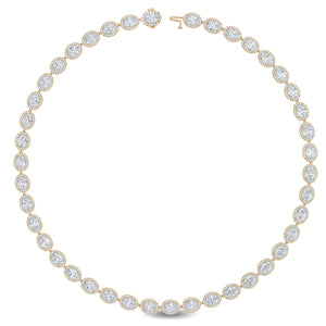 Lab Grown Diamond 26.49 ctw Necklace N08032-25.88CT-17IN