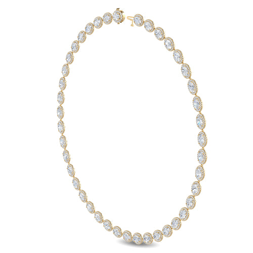 Lab Grown Diamond 26.49 ctw Necklace N08032-25.88CT-17IN