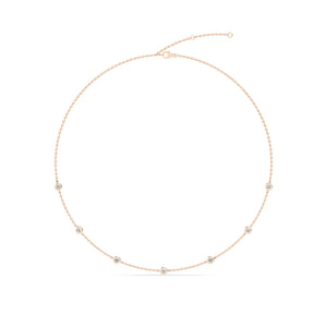 Lab Grown Diamond By The Yard Necklace 1 ctw N08220-1