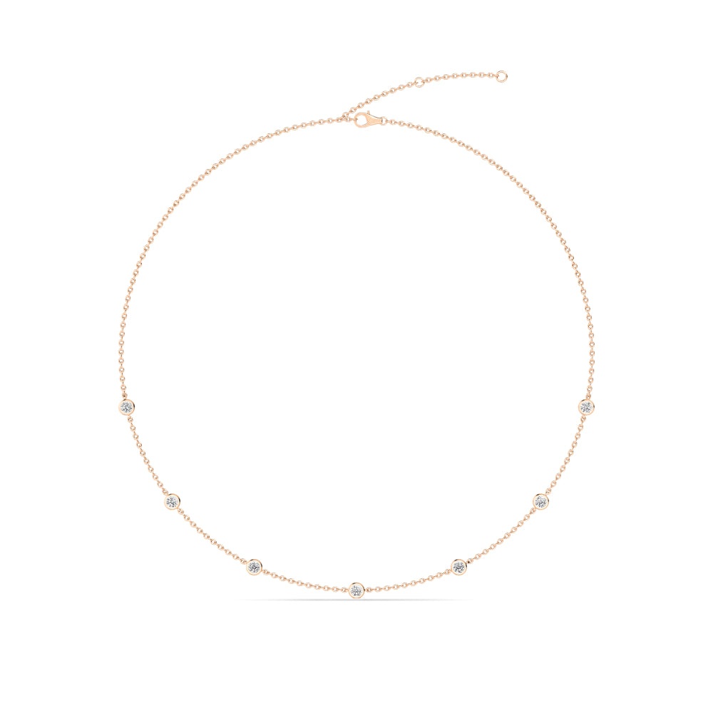 Lab Grown Diamond By The Yard Necklace 1 ctw N08220-1