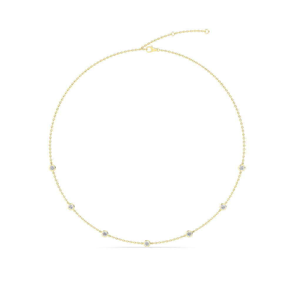 Lab Grown Diamond By The Yard Necklace 1 ctw N08220-1