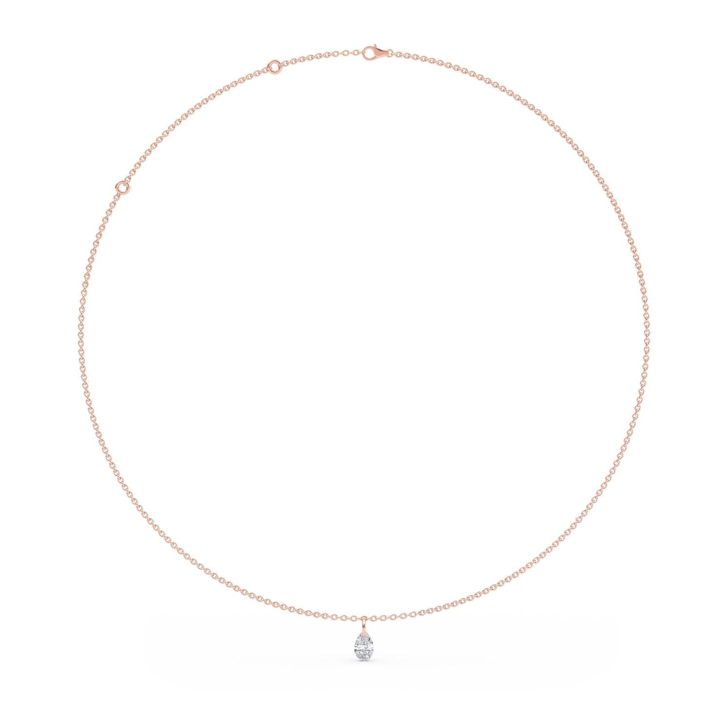 Lab Grown Diamond NECKLACE 0.78 ctw N08224PE-0.75CT-18IN