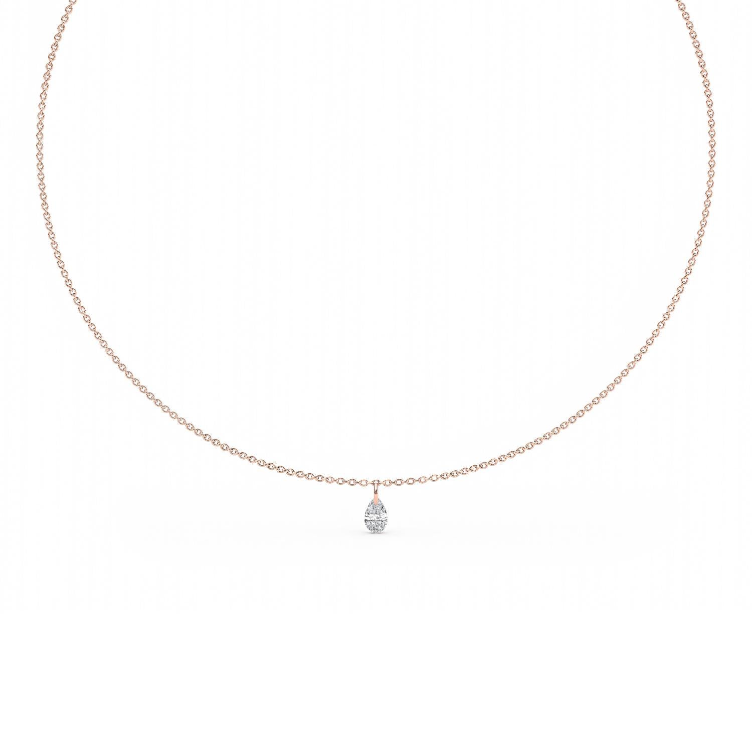 Lab Grown Diamond NECKLACE 0.78 ctw N08224PE-0.75CT-18IN