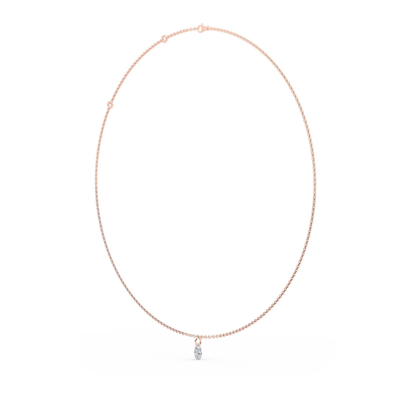 Lab Grown Diamond NECKLACE 0.78 ctw N08224PE-0.75CT-18IN