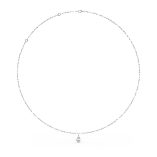 Lab Grown Diamond NECKLACE 0.78 ctw N08224PE-0.75CT-18IN