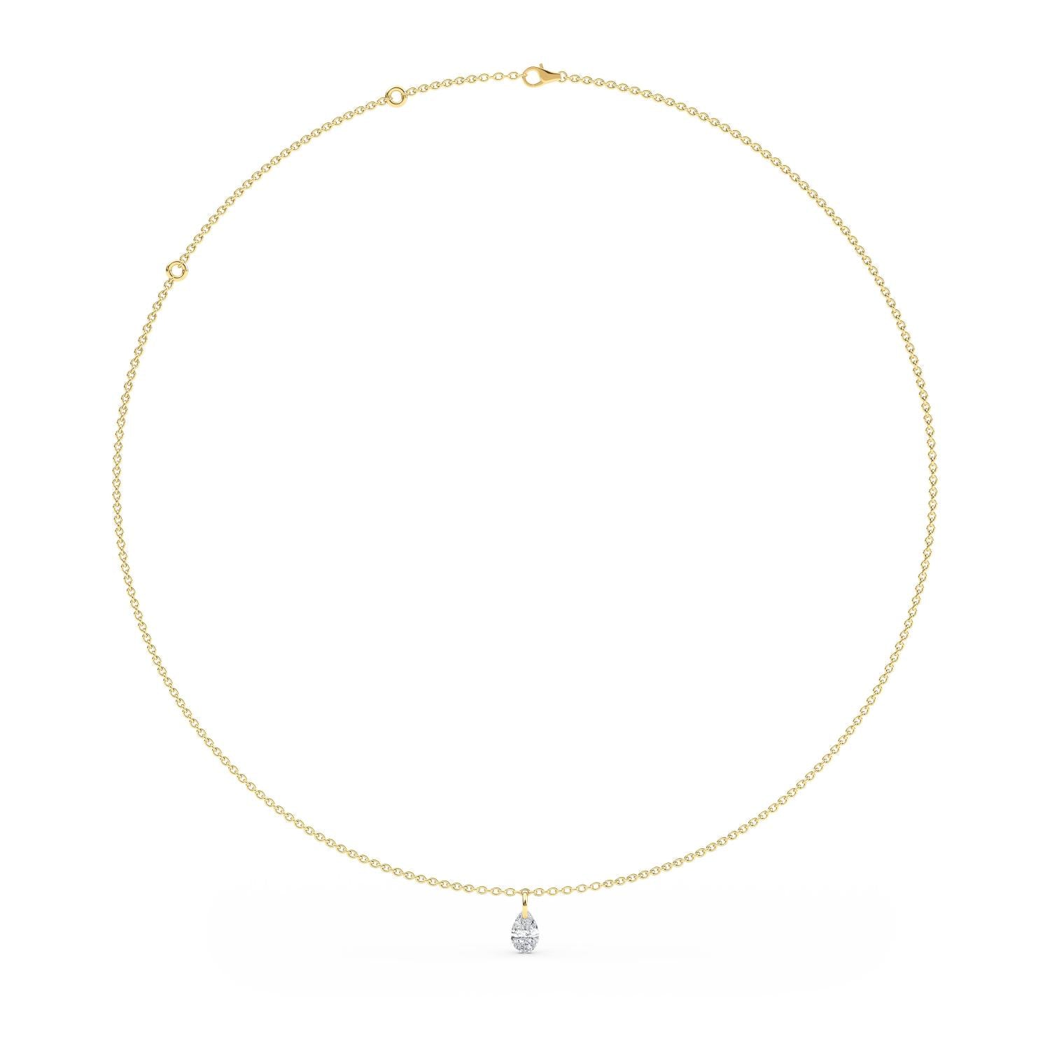 Lab Grown Diamond NECKLACE 0.78 ctw N08224PE-0.75CT-18IN