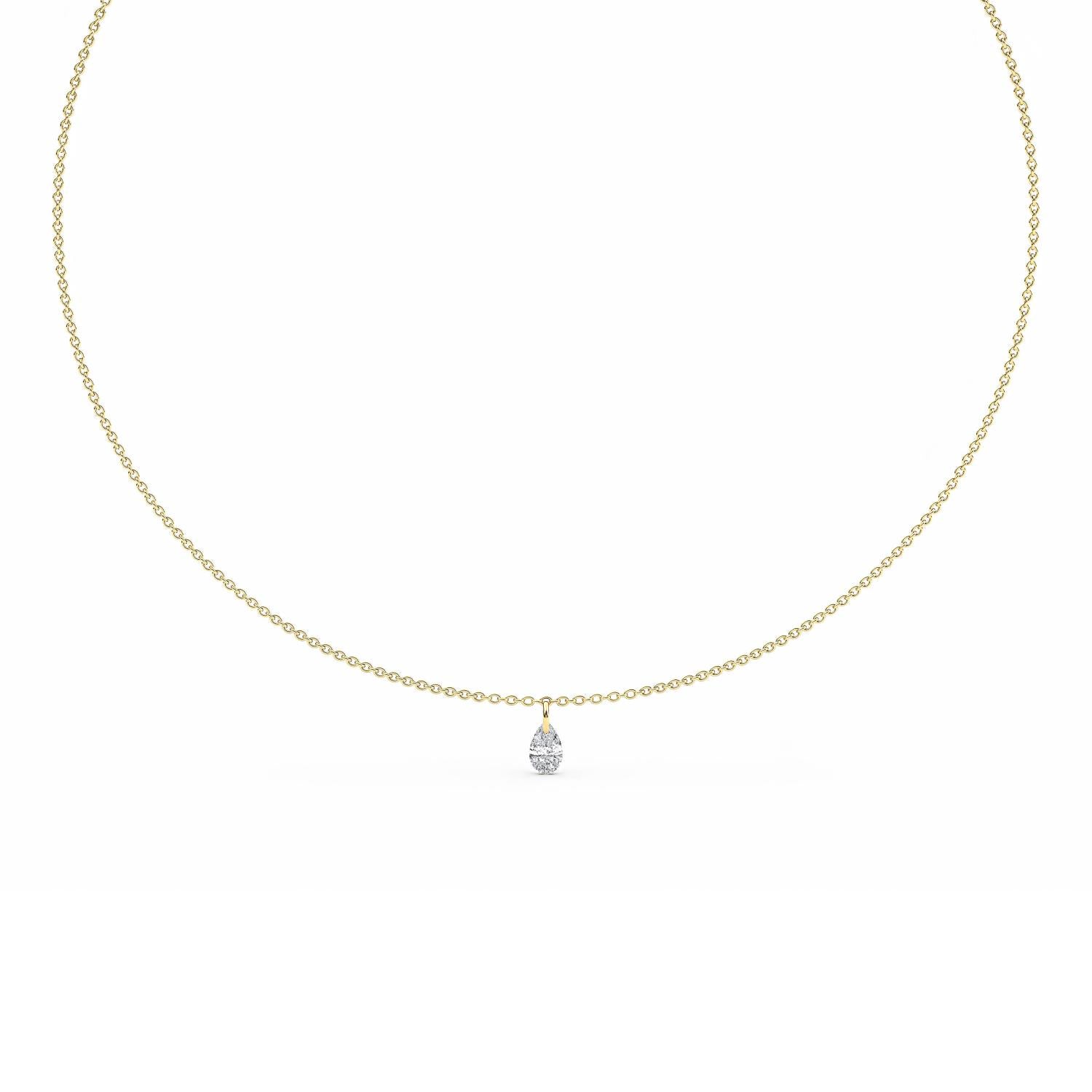 Lab Grown Diamond NECKLACE 0.78 ctw N08224PE-0.75CT-18IN