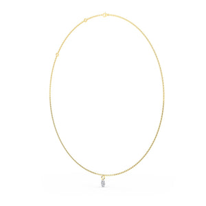 Lab Grown Diamond NECKLACE 0.78 ctw N08224PE-0.75CT-18IN