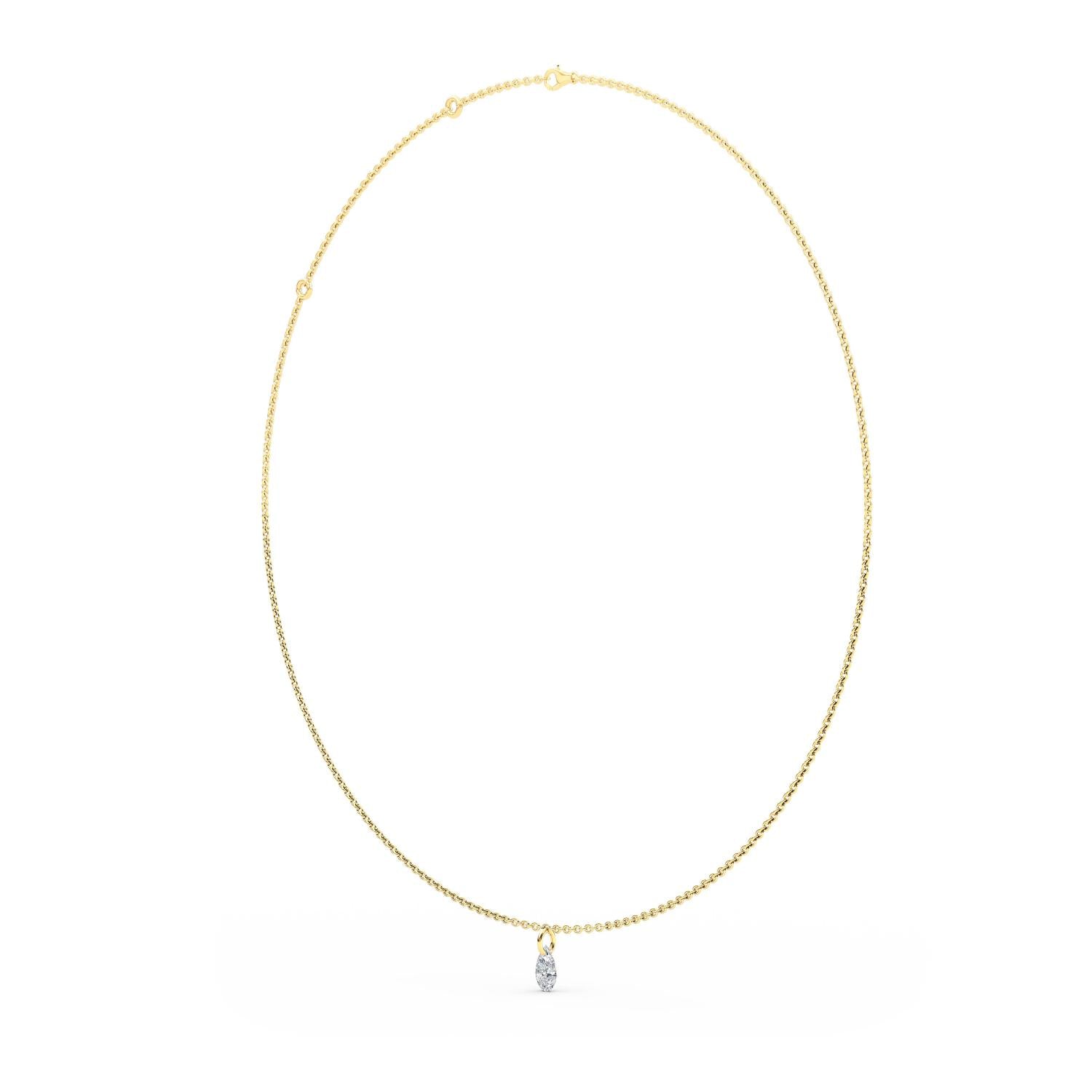 Lab Grown Diamond NECKLACE 0.78 ctw N08224PE-0.75CT-18IN