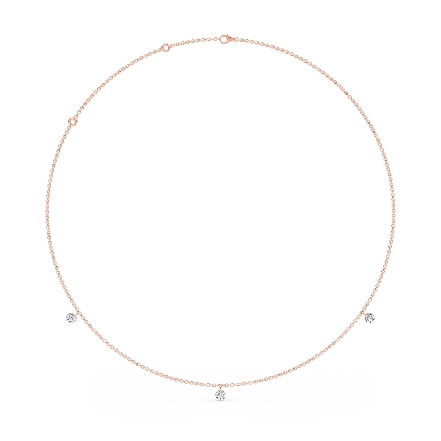 Lab Grown Diamond NECKLACE 0.93 ctw N08225-1-18IN