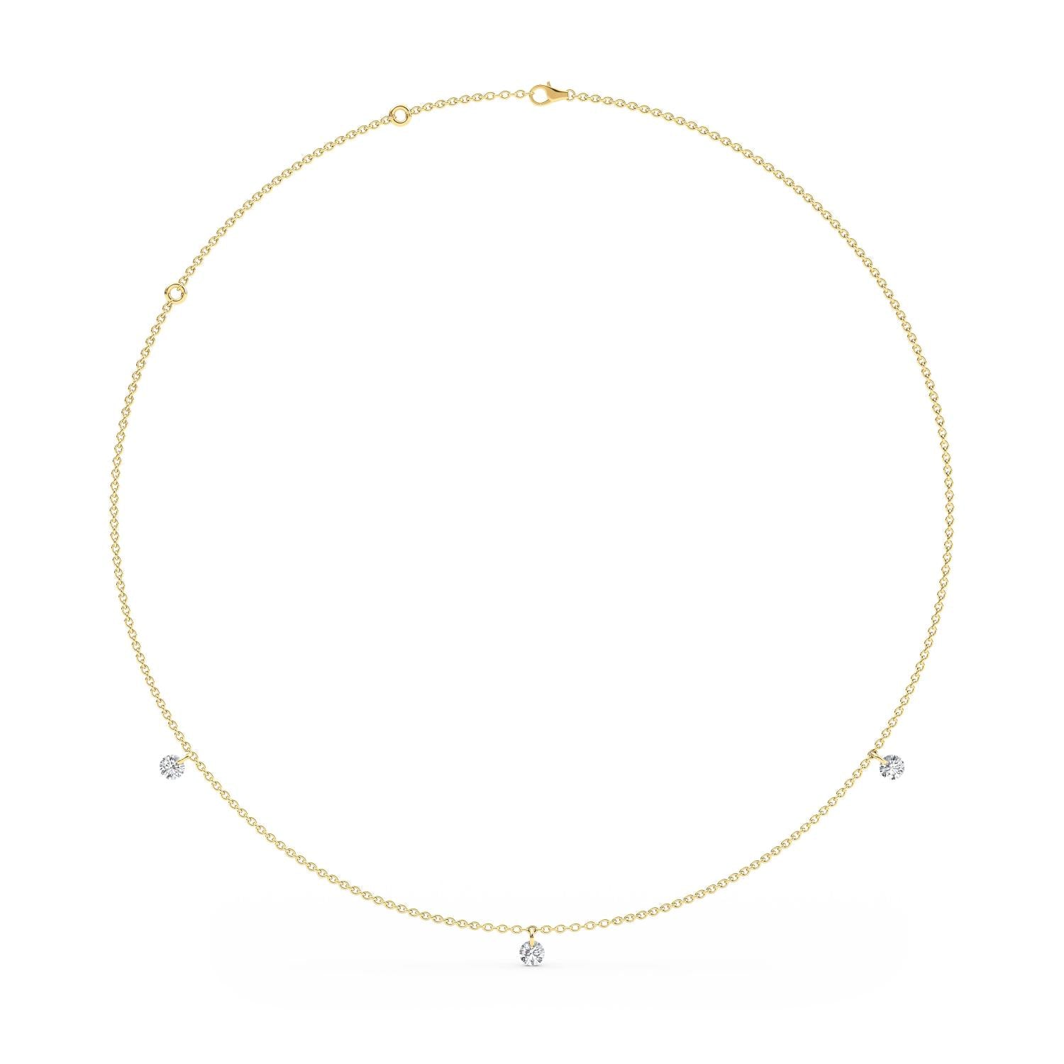 Lab Grown Diamond NECKLACE 0.93 ctw N08225-1-18IN