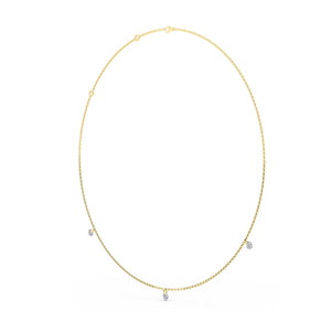 Lab Grown Diamond NECKLACE 0.93 ctw N08225-1-18IN