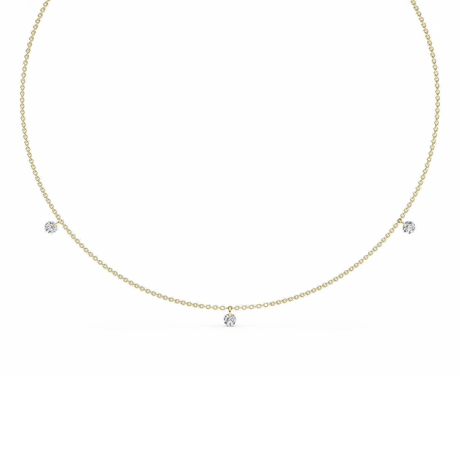 Lab Grown Diamond NECKLACE 0.93 ctw N08225-1-18IN
