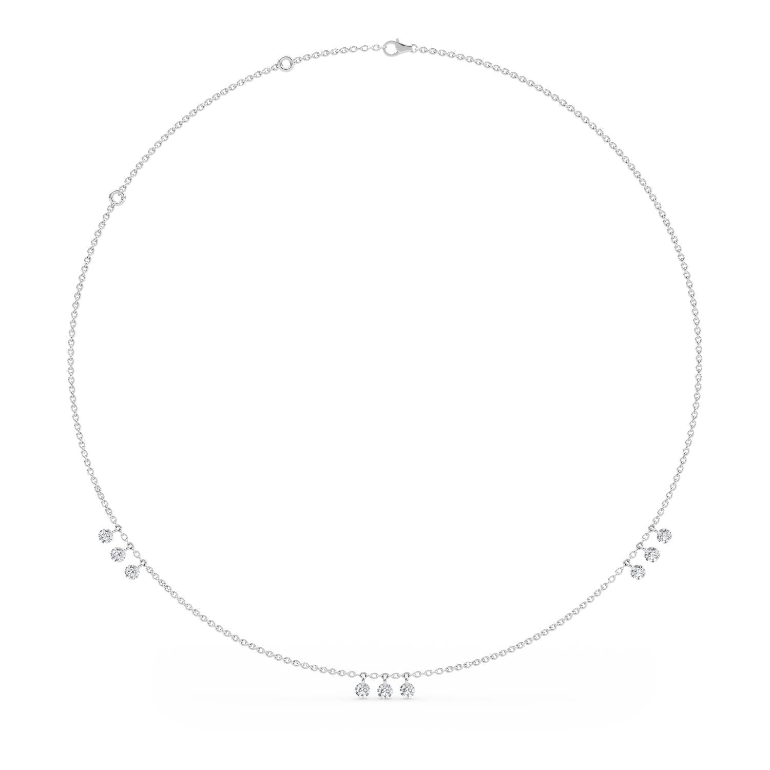 Lab Grown Diamond NECKLACE 1.60 ctw N08227-1.5-18IN