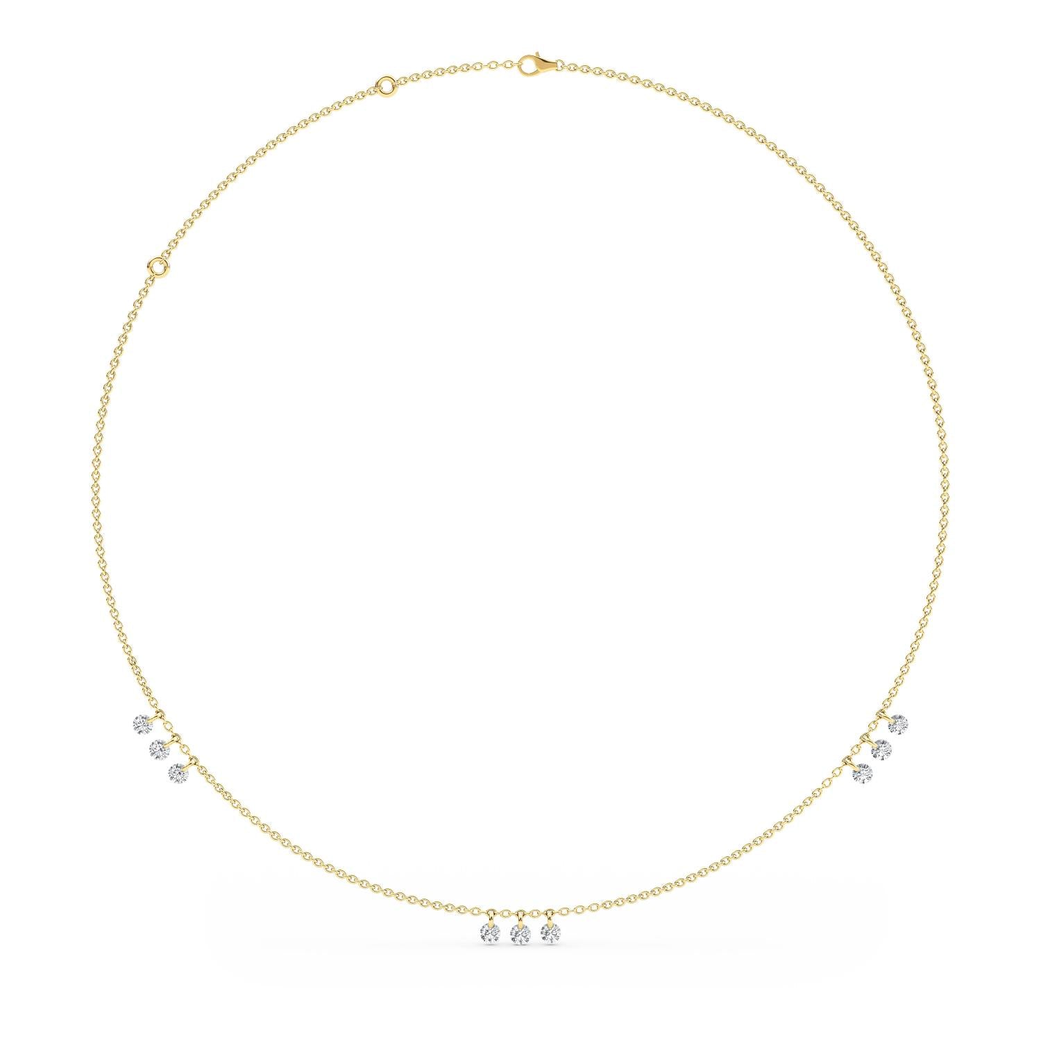 Lab Grown Diamond NECKLACE 1.60 ctw N08227-1.5-18IN