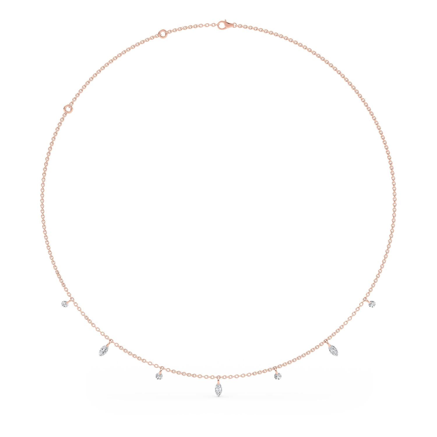 Lab Grown Diamond NECKLACE 1.02 ctw N08228MS-1-18IN