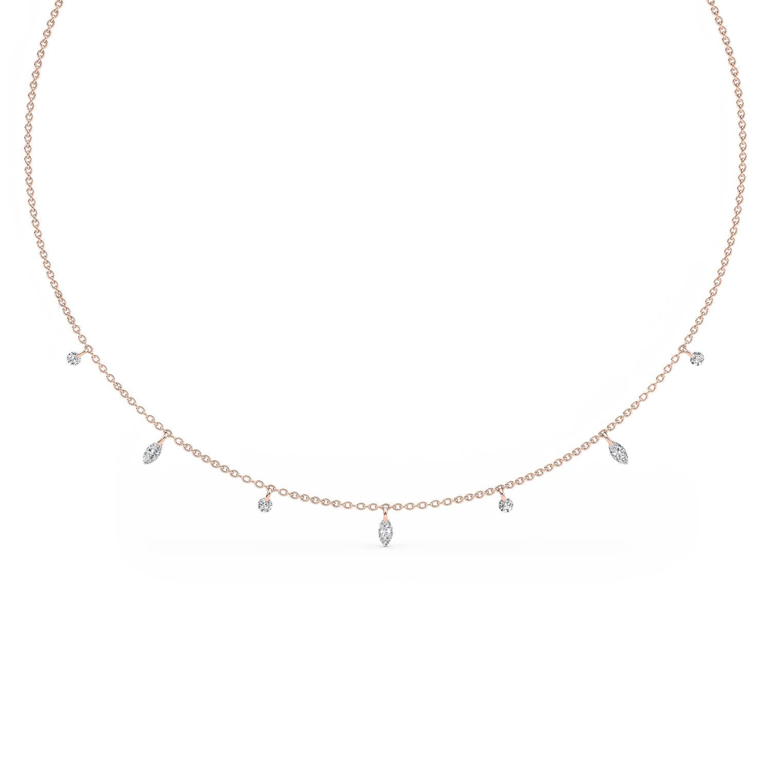 Lab Grown Diamond NECKLACE 1.02 ctw N08228MS-1-18IN
