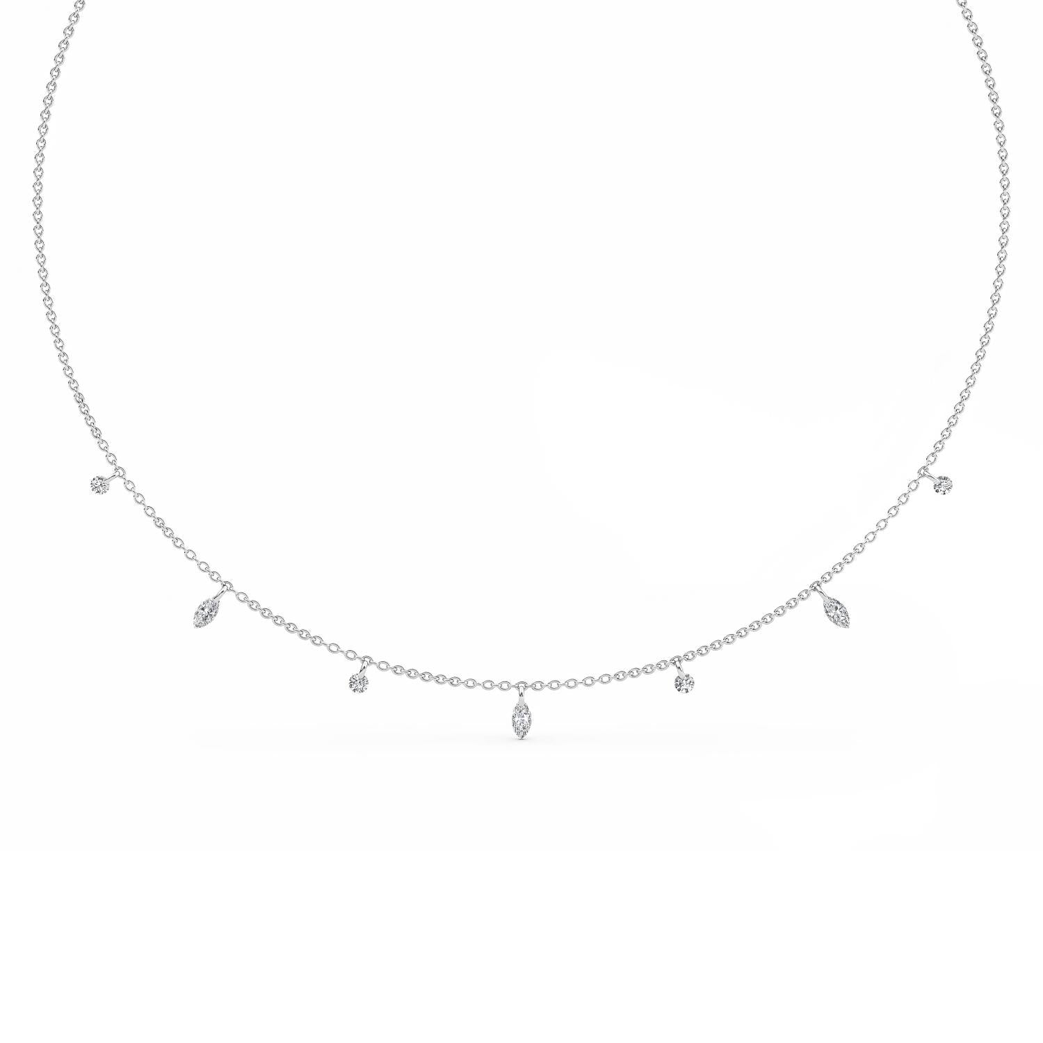 Lab Grown Diamond NECKLACE 1.02 ctw N08228MS-1-18IN