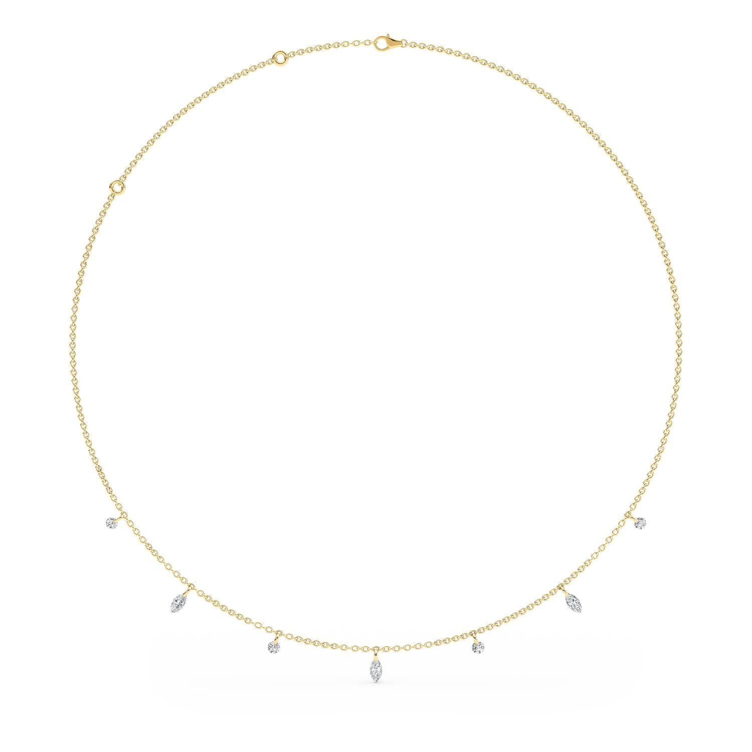 Lab Grown Diamond NECKLACE 1.02 ctw N08228MS-1-18IN