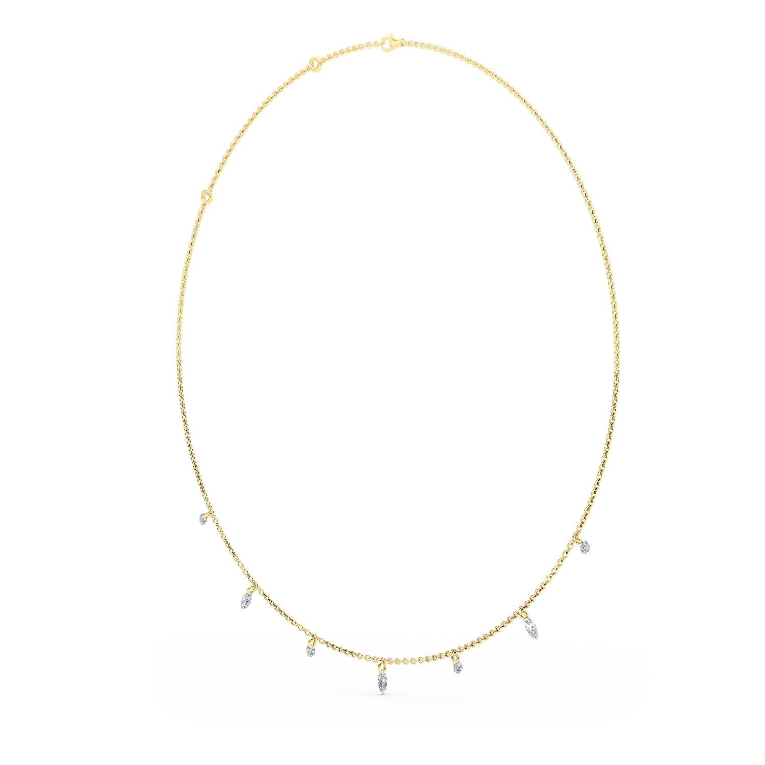 Lab Grown Diamond NECKLACE 1.02 ctw N08228MS-1-18IN