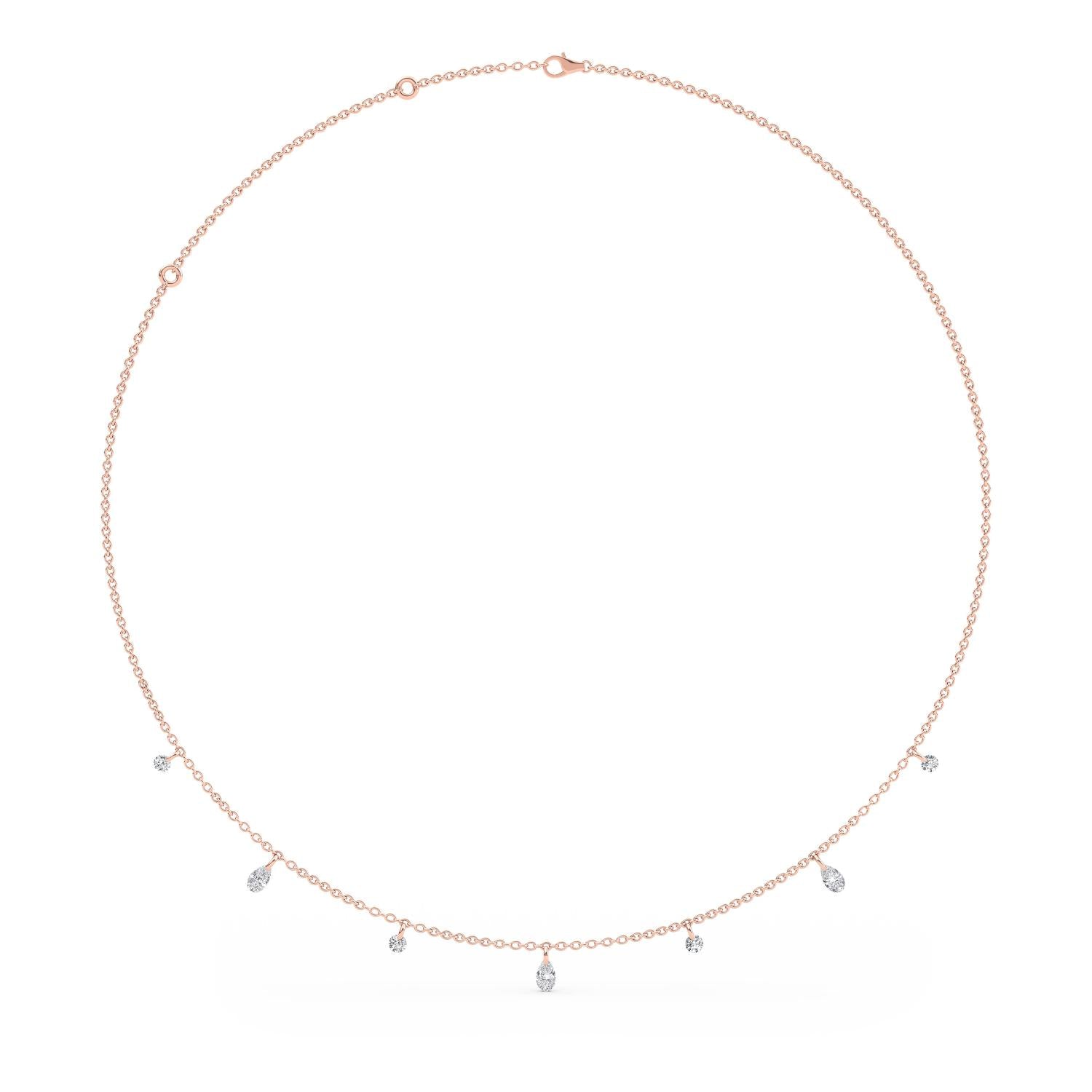Lab Grown Diamond NECKLACE 1.08 ctw N08229MS-1-18IN