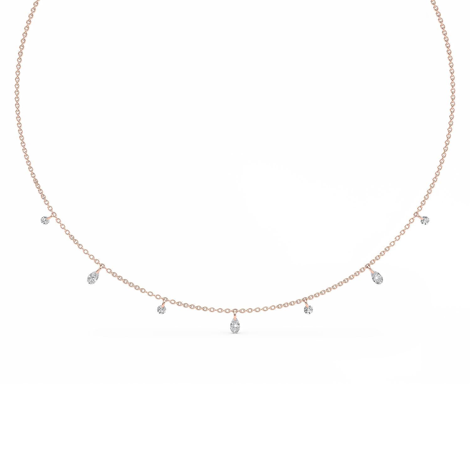 Lab Grown Diamond NECKLACE 1.08 ctw N08229MS-1-18IN