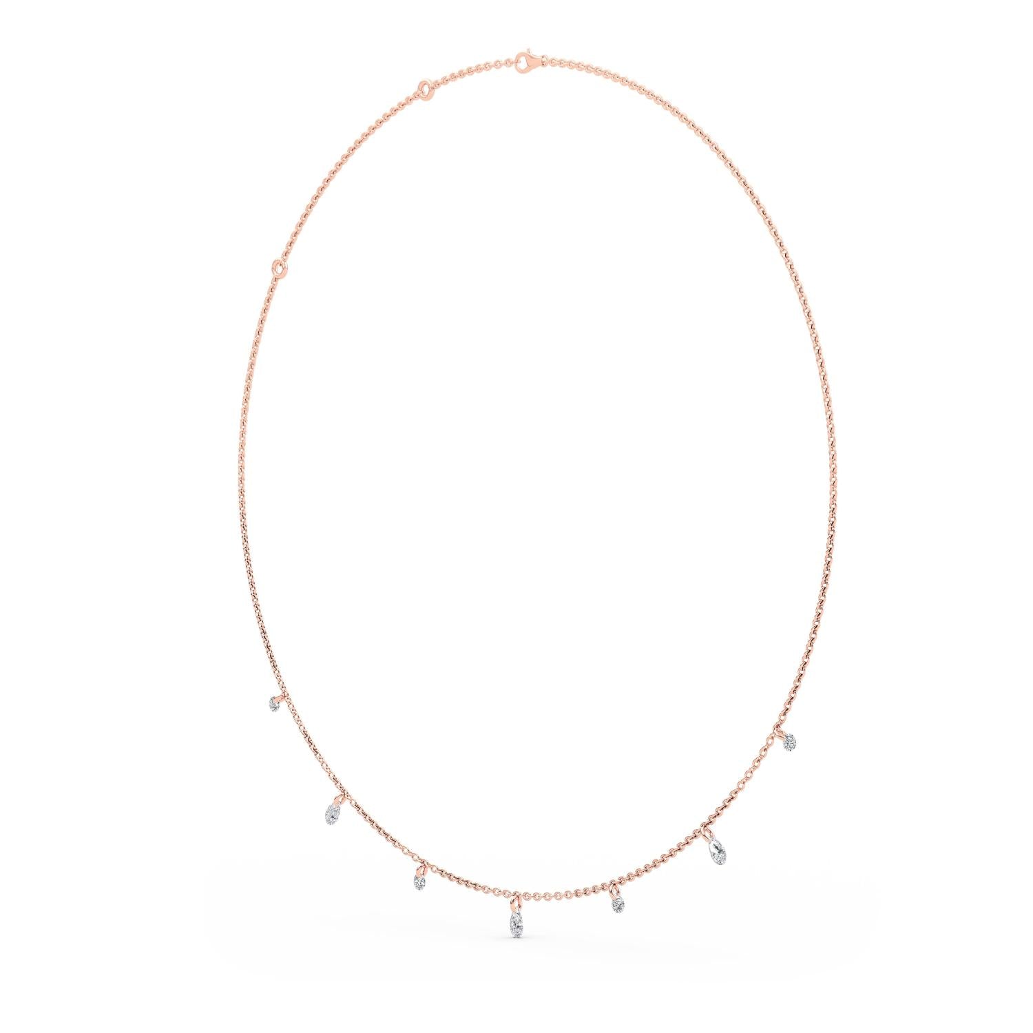 Lab Grown Diamond NECKLACE 1.08 ctw N08229MS-1-18IN