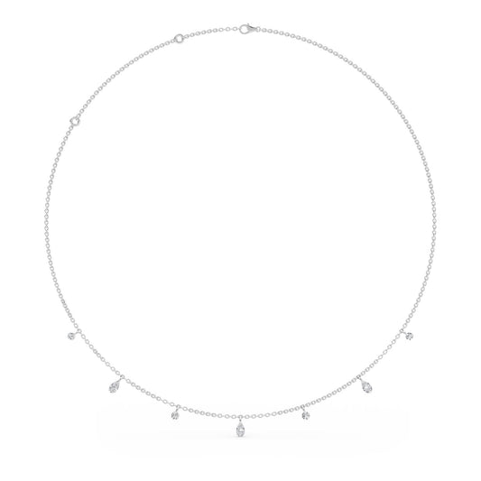 Lab Grown Diamond NECKLACE 1.08 ctw N08229MS-1-18IN