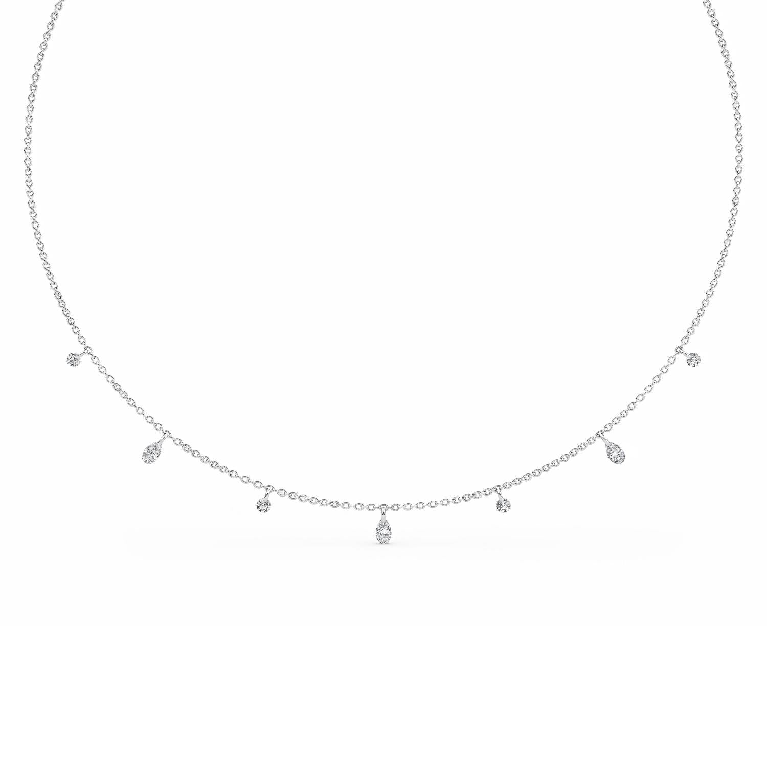 Lab Grown Diamond NECKLACE 1.08 ctw N08229MS-1-18IN