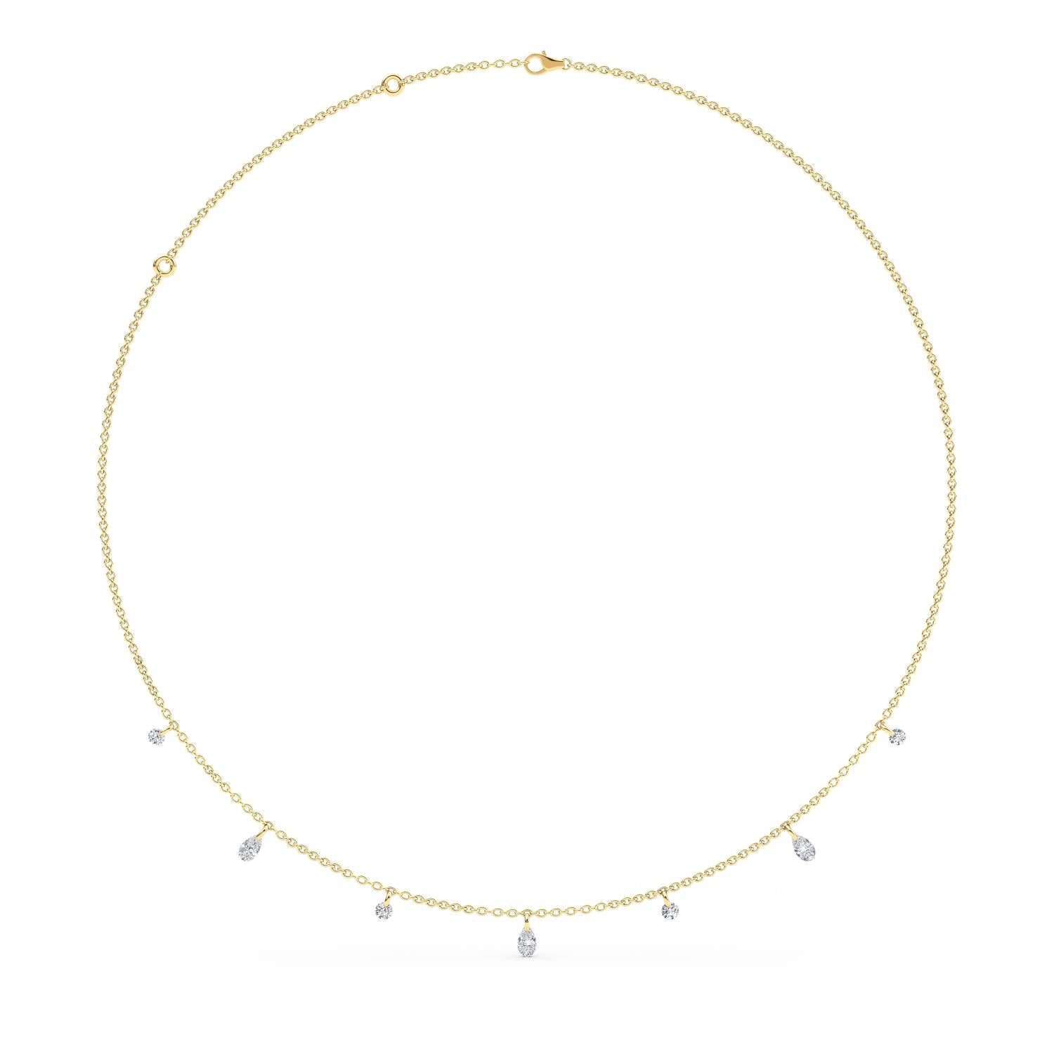 Lab Grown Diamond NECKLACE 1.08 ctw N08229MS-1-18IN