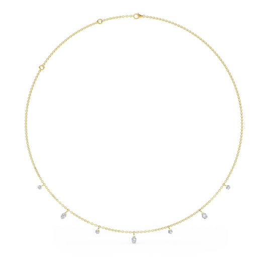 Lab Grown Diamond NECKLACE 1.08 ctw N08229MS-1-18IN