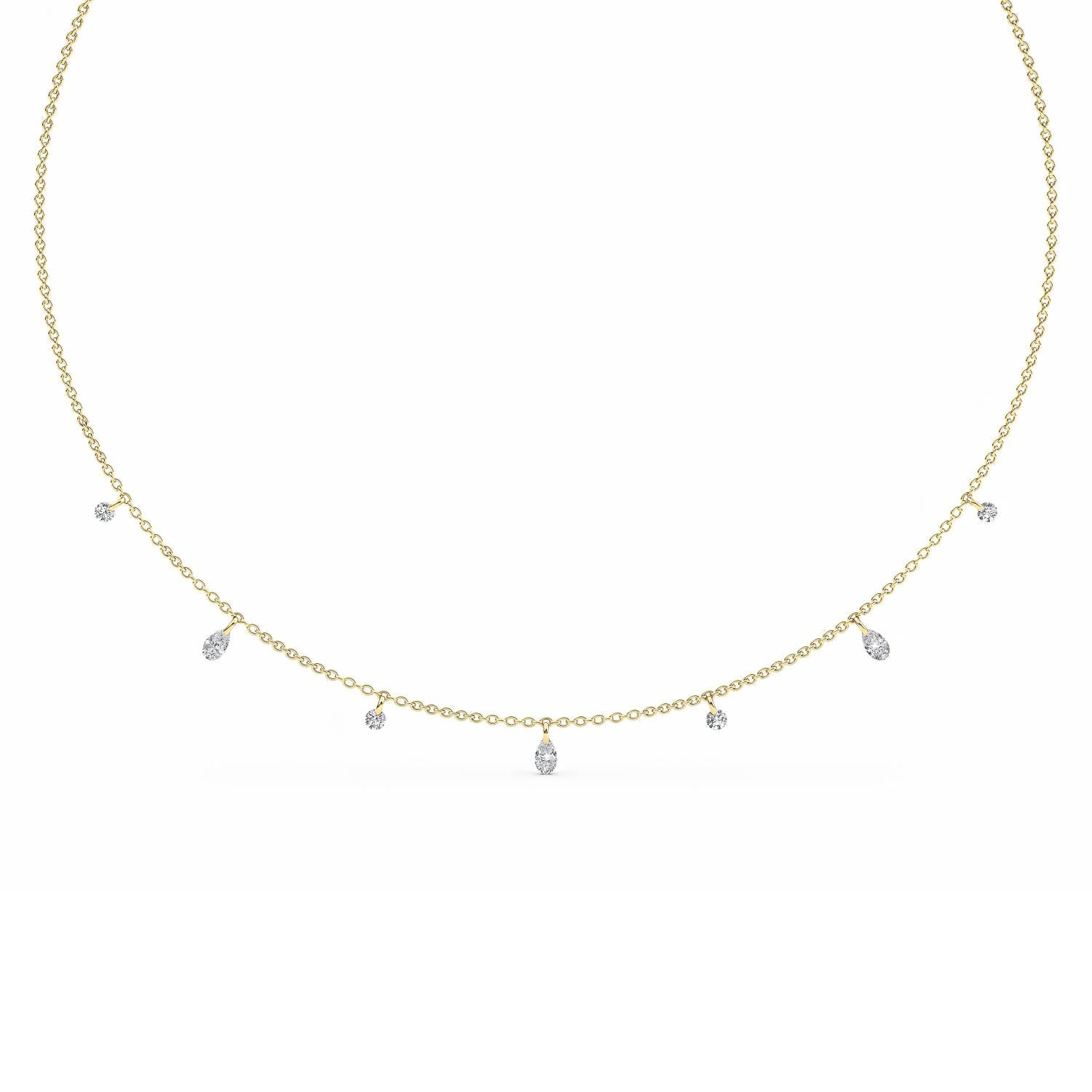 Lab Grown Diamond NECKLACE 1.08 ctw N08229MS-1-18IN