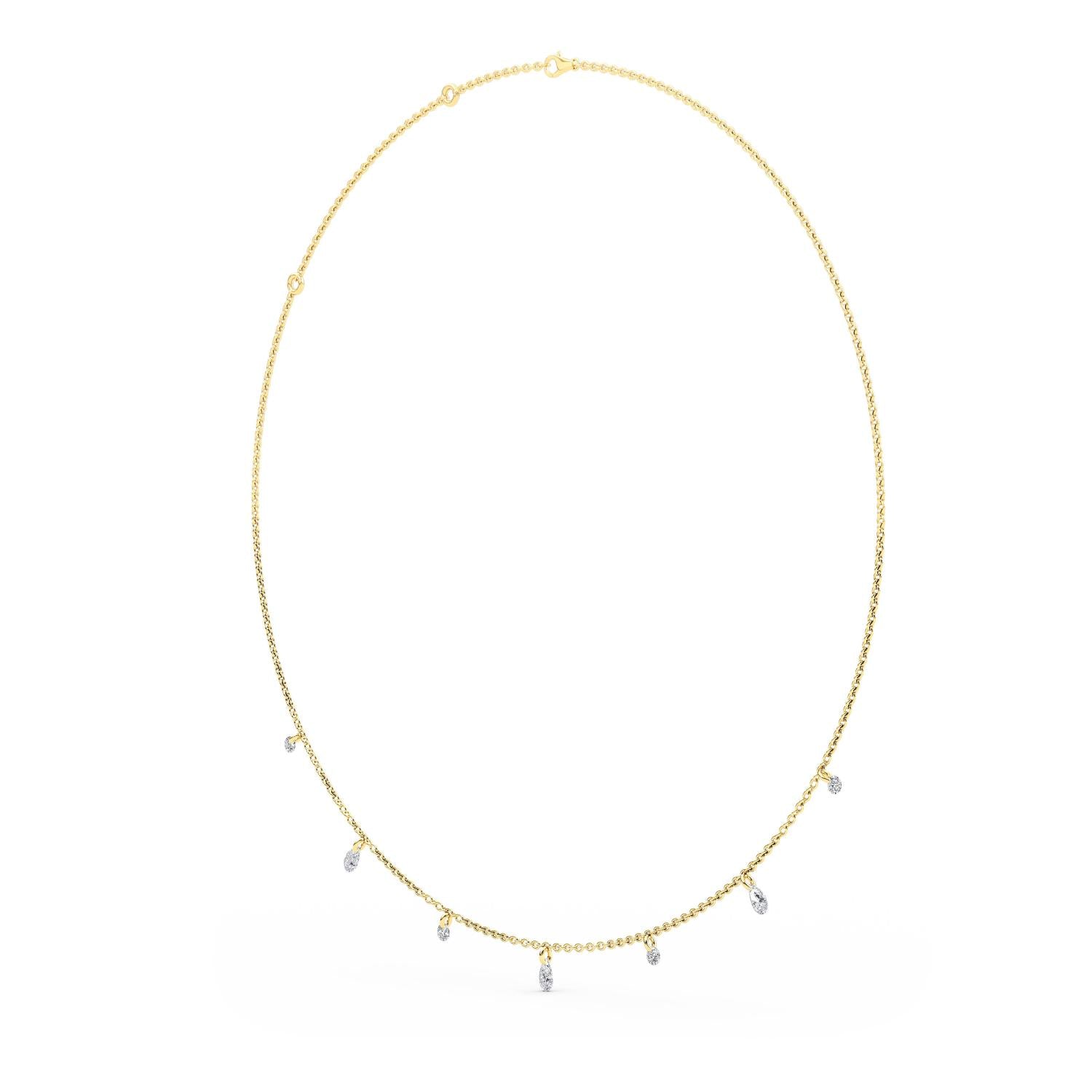 Lab Grown Diamond NECKLACE 1.08 ctw N08229MS-1-18IN